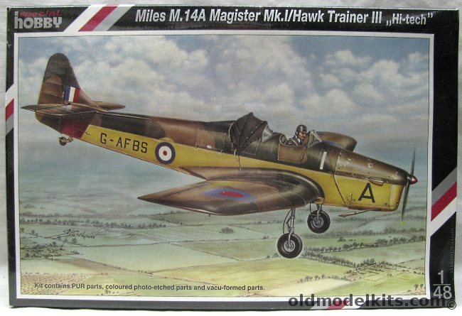 Special Hobby 1/48 Miles M-14A Magister Mk.I/Hawk Trainer III - Hi-Tech Issue, SH48037 plastic model kit